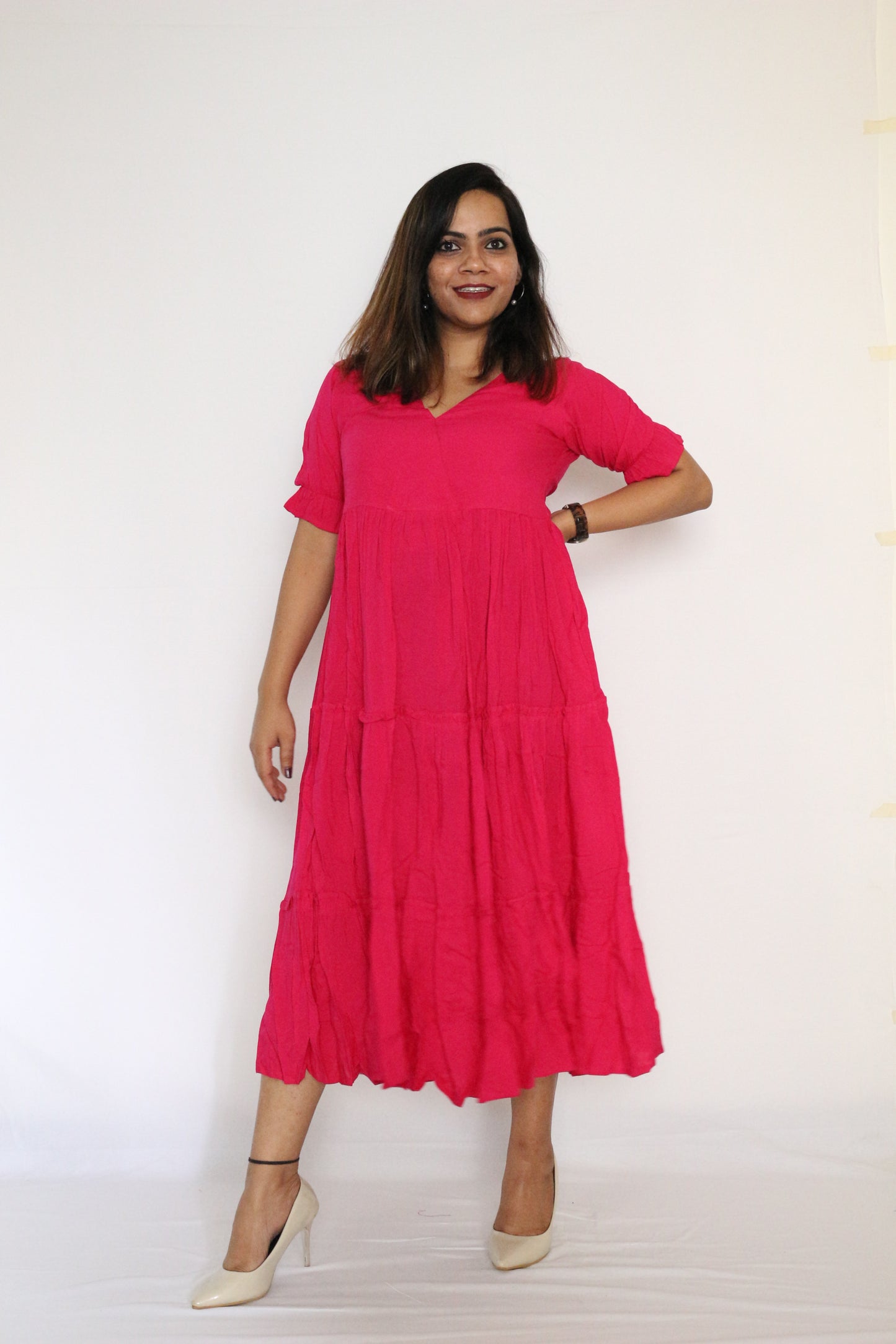 Pink Dress - Full Length
